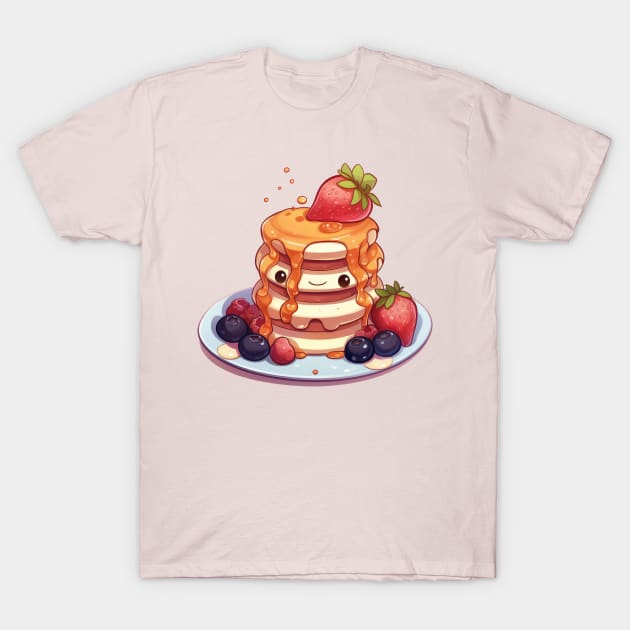 Fluffy pancakes T-Shirt by RosaliArt